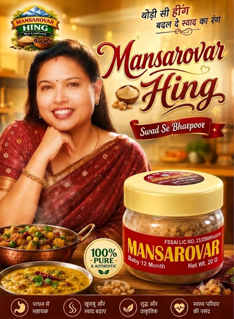Pure Hing - Premium Quality Asafoetida from Mansarovar Hing India
